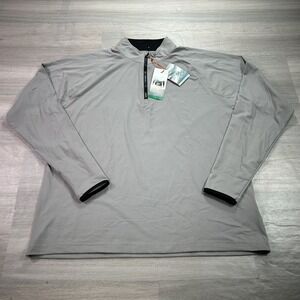 NEW Cloudveil Mountainworks All Season Pullover Mens XL Gray 1/4 Zip Hiking Top